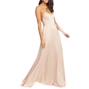 Show Me Your Mumu Goddess Dress in Champagne